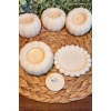 Dekoratif Tepside Balkabağı Soya Wax Mum