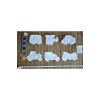 6 Adet (3D) Sevimli Taşıtlar Figürlü Taş Boyama Seti Çocuk Gelişimi Etkinlik Seti Zoo Stone Painting