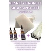 Mum Yapım Seti Parafin Wax 1 kg + Mum Esansı 10ml + 2 Adet Sıvı Mum Boyası 5ml + 10 lu Fitil 10cm