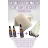 Mum Yapım Seti Parafin Wax 1 kg + Mum Esansı 10ml + 2 Adet Sıvı Mum Boyası 5ml + 10 lu Fitil 10cm