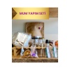 %100 Natürel Soya Wax Mum Yapım Seti & Mum Yapma Malzemeleri Seti