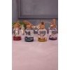 Dekoratif Kandil Mum 50ml Renkli 4lü Set
