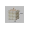 2 Li Bubble Candle Mum Kokulu Dekoratif Mum El Yapımı