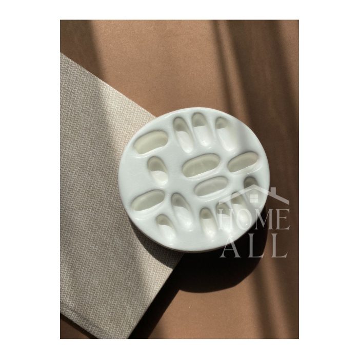 Beton Yüzük Tabağı, Modern ve Minimal Dekoratif Tabak, Dekoratif Beton Takı Standı