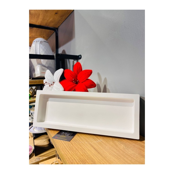 DEKORATİF SUNUMLUK TEPSİ EV OFİS AKSESUAR ÜRÜNÜ  29*11 CM