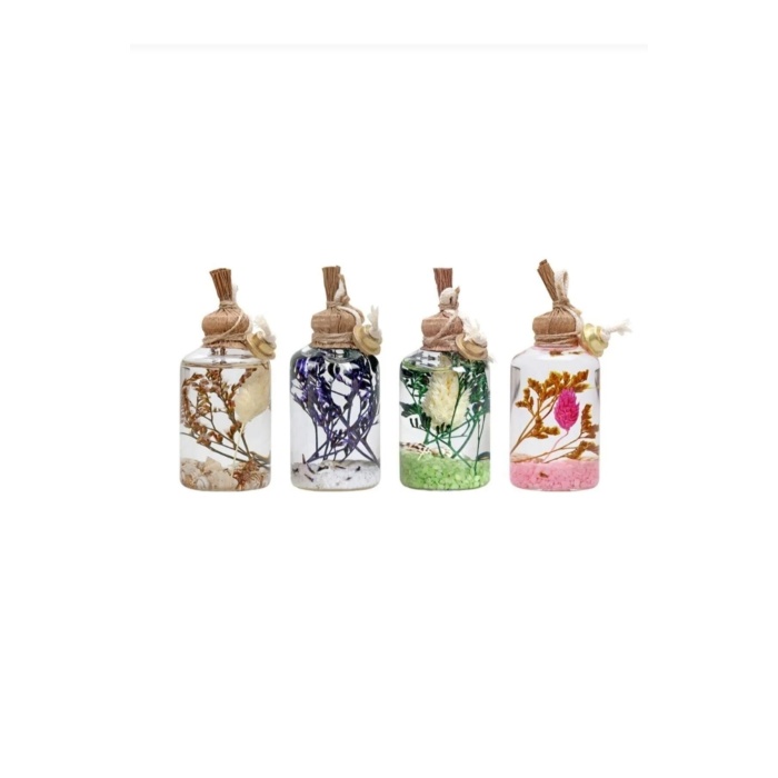 El Yapımı Dekoratif Kandil Mum 4lü Set  (50 cc)