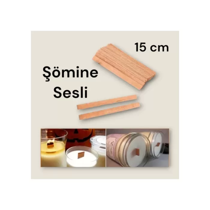 Ahşap Mum Fitili (Bambu)