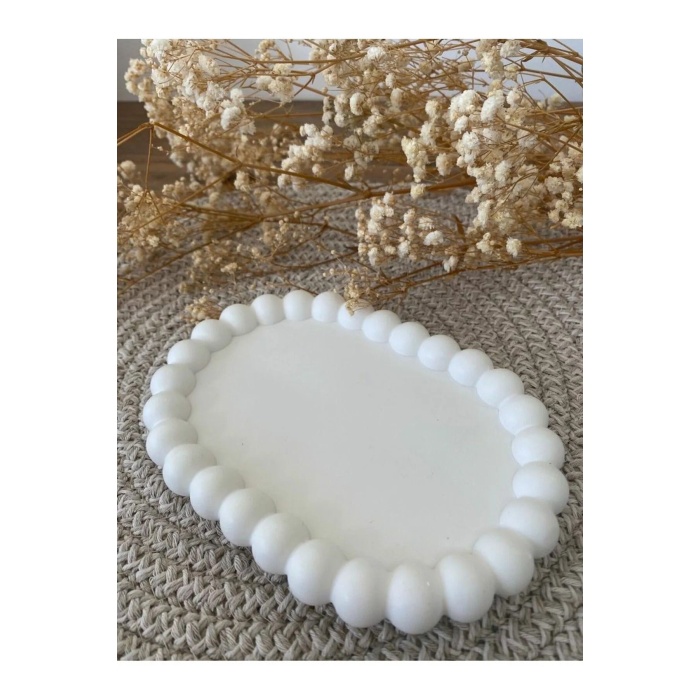 Bubble Dekoratif Tabak, Takı Tabağı, Bardak Altlığı