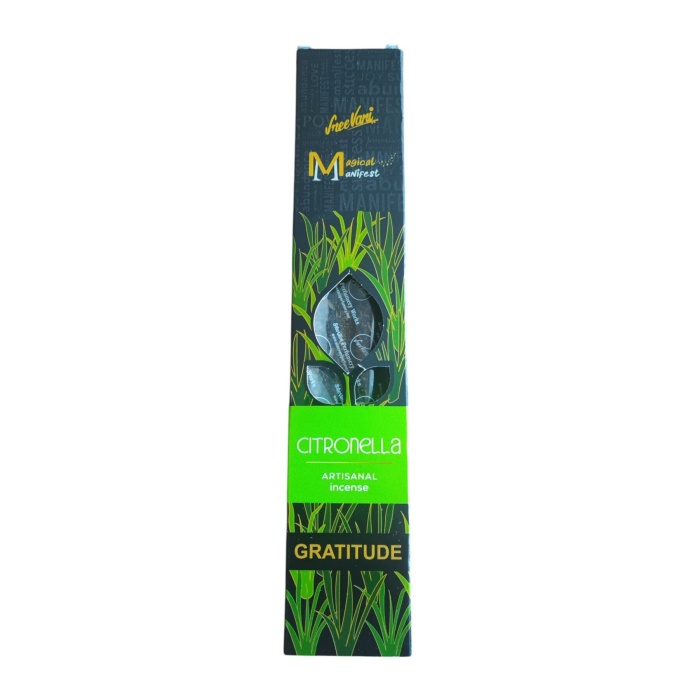 Citronella Kokusu Magical Manifest Sanatsal Doğal El Yapımı Premium Kalite Tütsü