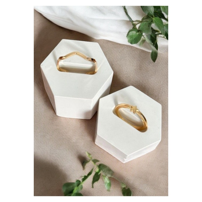 MODERN YÜZÜKLÜK / ORGANİZER / YÜZÜK TUTUCU /2 ADET