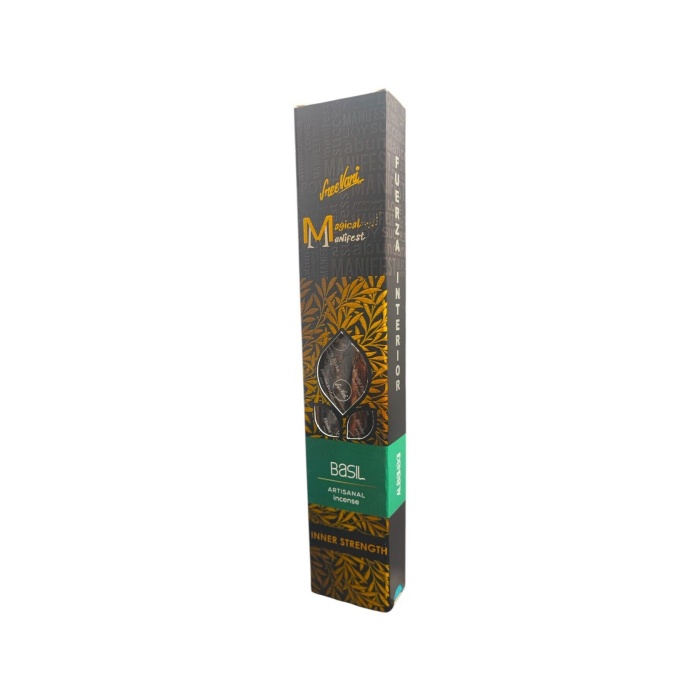 Basil (FESLEĞEN) Kokusu Magical Manifest Sanatsal Doğal El Yapımı Premium Kalite Tütsü