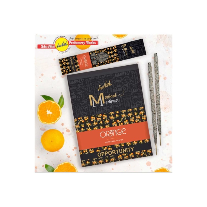 Orange Magical Manifest Sanatsal Doğal El Yapımı Premium Kalite Tütsü