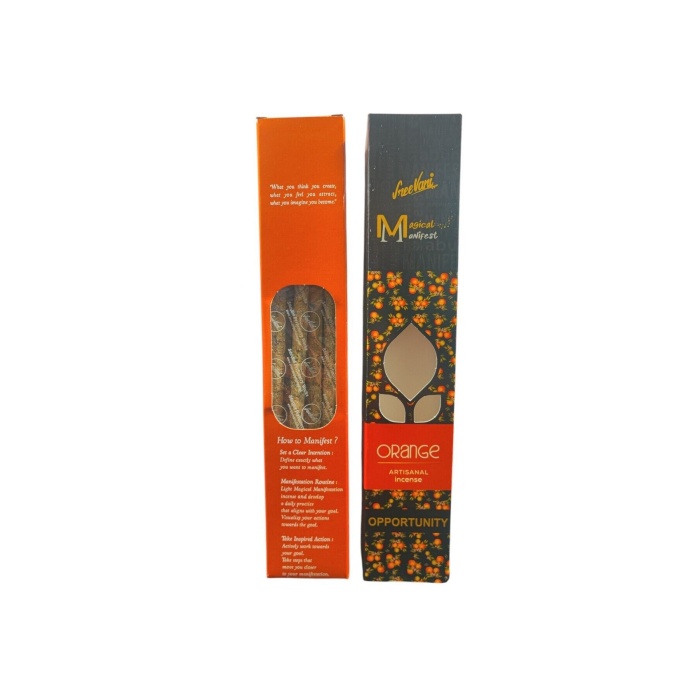 Orange Magical Manifest Sanatsal Doğal El Yapımı Premium Kalite Tütsü