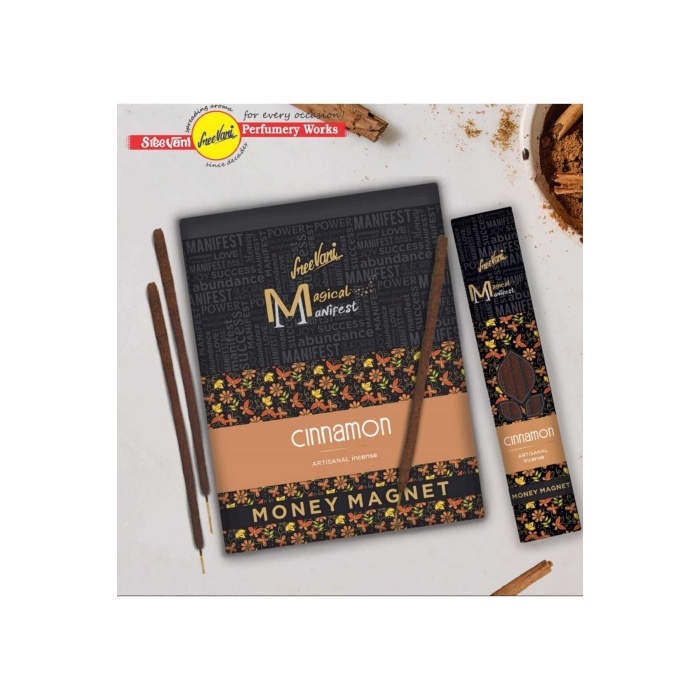 (TARÇIN-CINNAMON) Manifest Sanatsal Doğal El Yapımı Premium Kalite Tütsü ( 6 Adet)