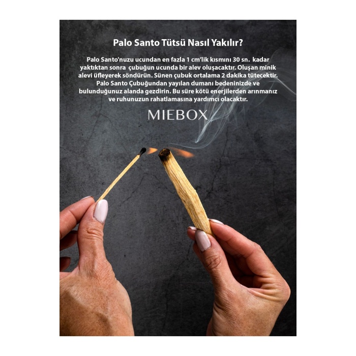 Palo Santo Peru Ağaç Tütsü 5 Adet (35-40 GR, SERTİFİKALI)