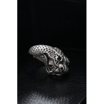 Ayarlanabilir Yılan Model Erkek Yüzük - TJ-EY505