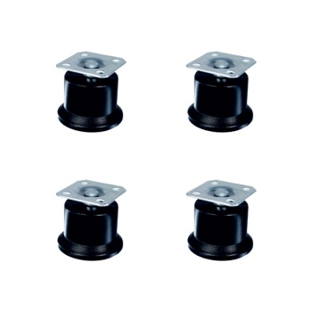 Bekleme Bingo Ayak Tablalı - 50MM - Siyah HKS280 - 4 Adet