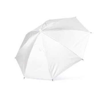 Beyaz Kafa Şemsiyesi 1 Adet
