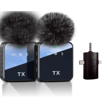 ZR983 F11-2 Kablosuz Çiftli Çok Girişli Mikrofon