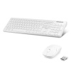 Wıreless Klavye Mouse Set Q Beyaz OAK920B
