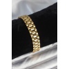 316L Çelik Gold Renk 12 mm Kalınlık Erkek Bileklik - TJ-EB3776