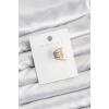 Gold Renk Pirinç Zirkon Taşlı Kıkırdak Earcuff Küpe - TJ-BKP11619