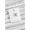 Gümüş Renk Pirinç Zirkon Taşlı Kıkırdak Earcuff Küpe - TJ-BKP11620