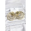 Pirinç Gold Renk Halka Model Vintage Kadın Küpe - TJ-BKP11629