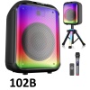 40 Watt 12 INCH Kablosuz Mikrofonlu Kumandalı FM/BT/USB ve TF Kart TRIPOD lu Anfili Hoparlör NDR-102B