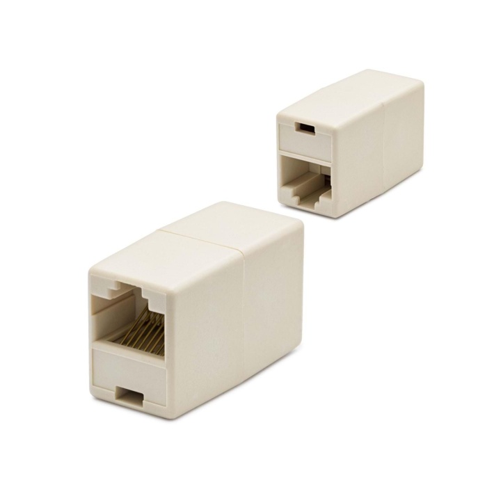 RJ45 To RJ45 Uzatma Adaptör Krem HDX5006