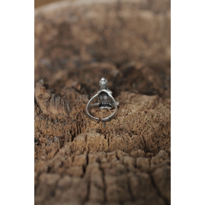 Ayarlanabilir Buda Tasarımlı Erkek Yüzük - TJ-EY387