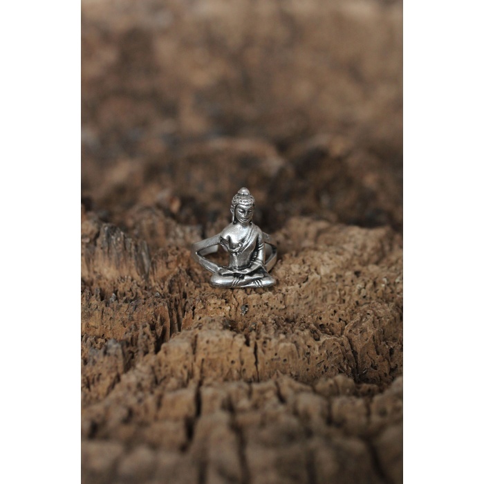 Ayarlanabilir Buda Tasarımlı Erkek Yüzük - TJ-EY387