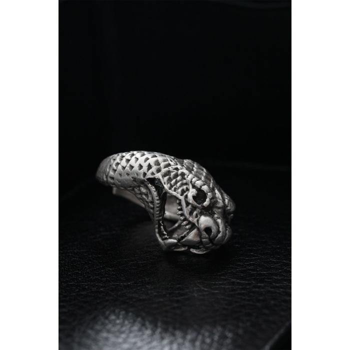 Ayarlanabilir Yılan Model Erkek Yüzük - TJ-EY505