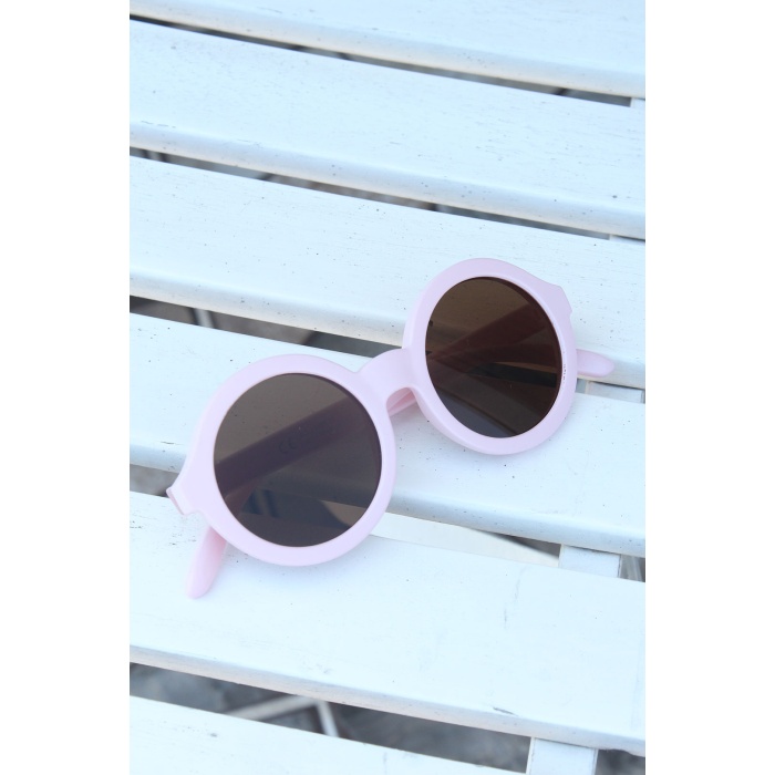 Pembe Renk Yuvarlak İskandinav Çocuk Gözlüğü - TJ-CG1506