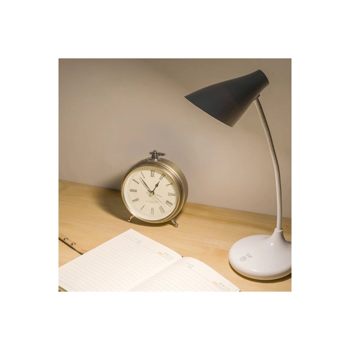 PS-1918 Şarjlı Dokunmatik 20 Led 3 Kademeli Ayarlanabilir Renk Tonu Ve Parlaklık Masa Lambası