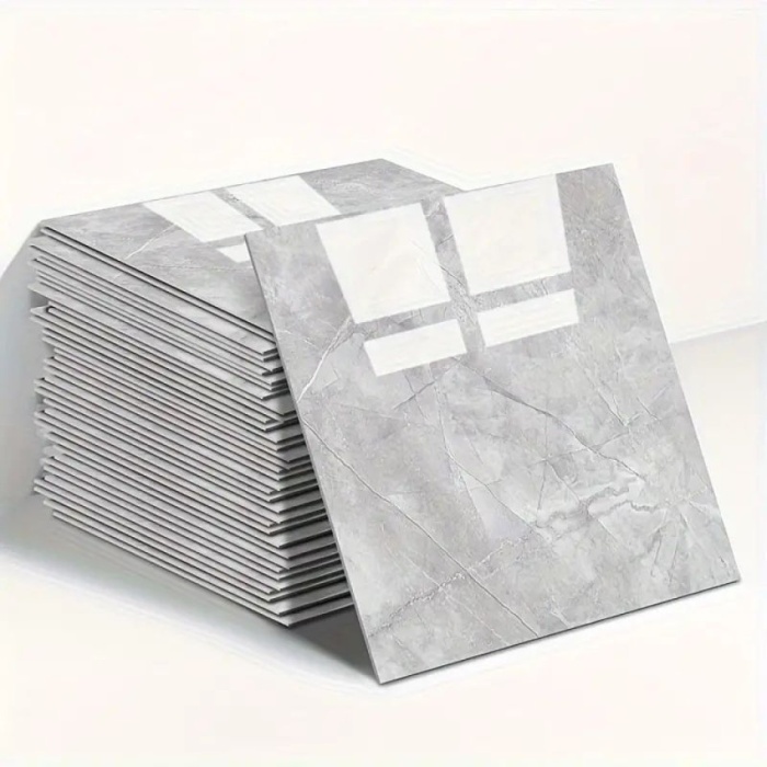 Mermer Desen Duvar Sticker Gri 30 x 30 Cm 1 Adet