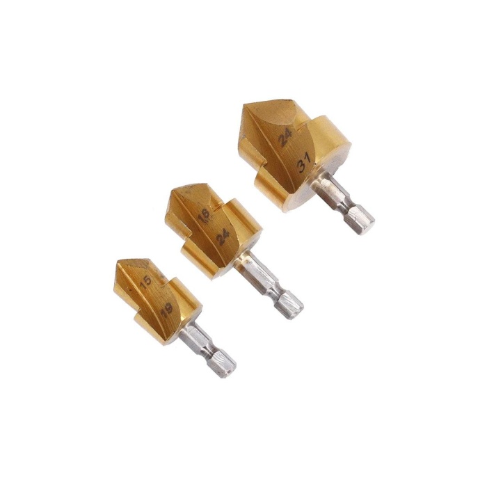 PPRC Boru Genişletme ve Delme Bits Uçlu Matkap Seti DMX4760