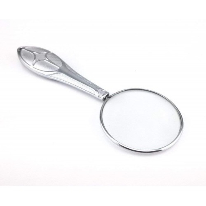 Gümüş Renkli 5x - 45 Mm Zarif Işlemeli Özel Tasarlanmış Büyüteç MG18155-8