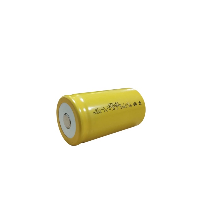1.2V 4000 Mah - D Büyük Boy - Ni-CD Şarjlı Pil - (Başsız / Flat Head)