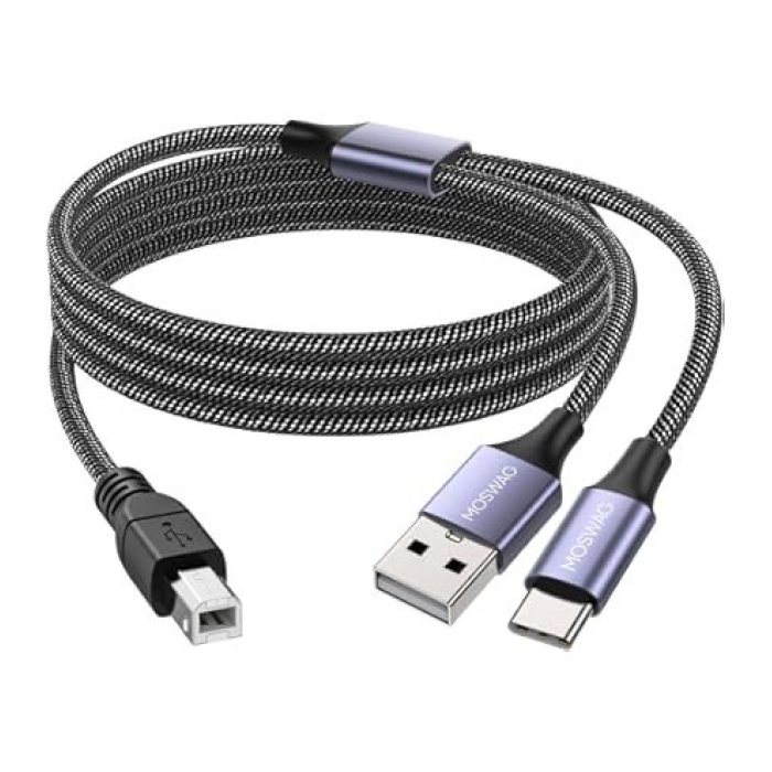 ZR361 Ads 501 Type-C 2 İn 1 Yazıcı Kablosu