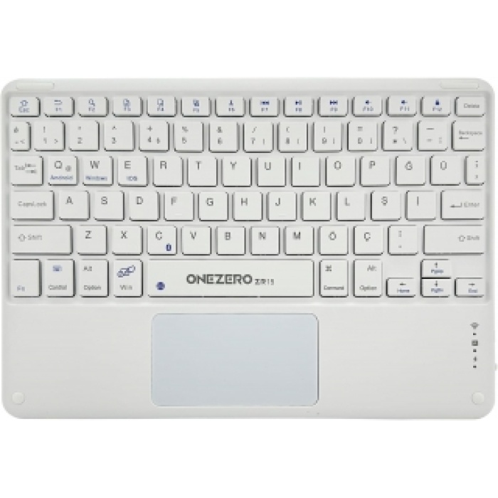 R15K Beyaz Bluetooth Touchoad Klavye
