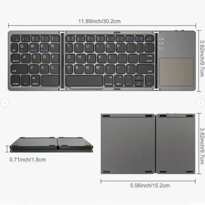 ZR443 B033 Katlanabilir Klavye