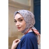 Ağ Desen Soft Eşarp