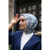 Çiçek Yağmuru Desen Soft Eşarp