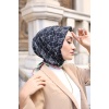 Ağ Çizgi Desen Soft Eşarp