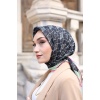 Ağ Çizgi Desen Soft Eşarp