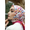 Çizgi Parça Desen Fresh Pamuk Eşarp