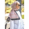 Zigzag Desen Soft Şal