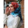 Çiçek Fırçası Desen Soft Eşarp
