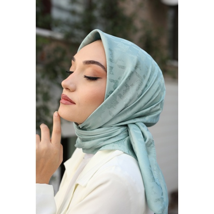 Kazayağı Desen Jakar Eşarp